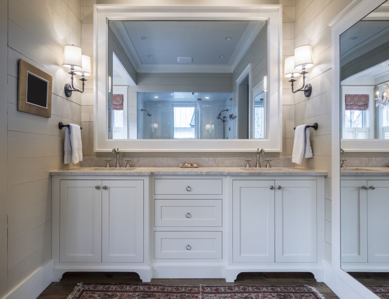 Floating Vanities with LED Lighting